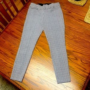 Red & black checker casual pants